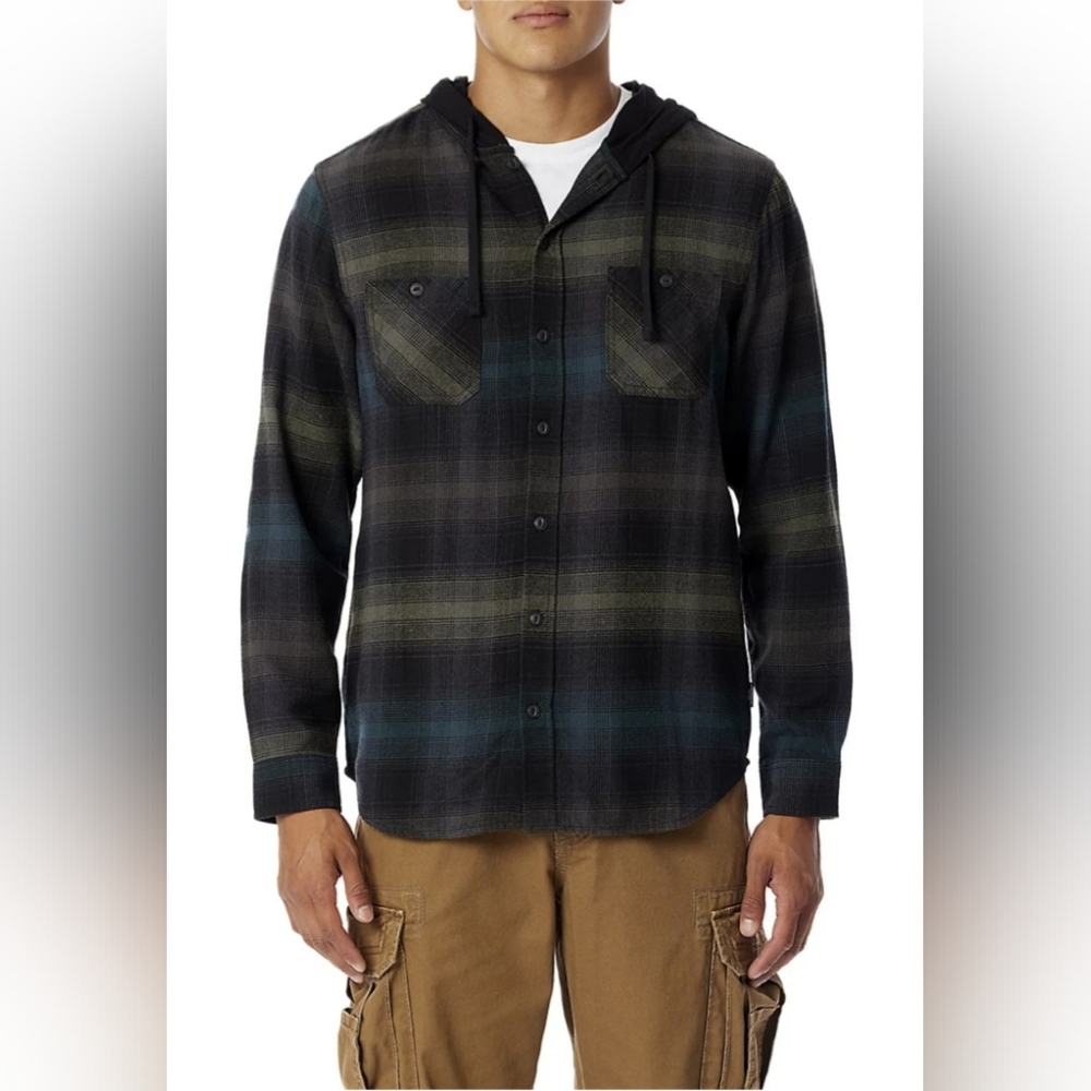 Men's Union Bay Flannel Button Up Shirt, Size Med